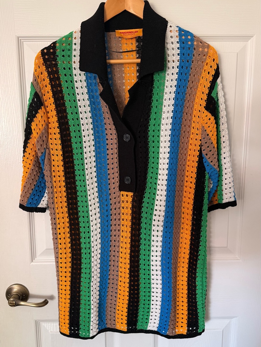 Simon Miller Mango Multicolor Knit top — Black, Blue, Gray, Yellow - Picture 2 of 5